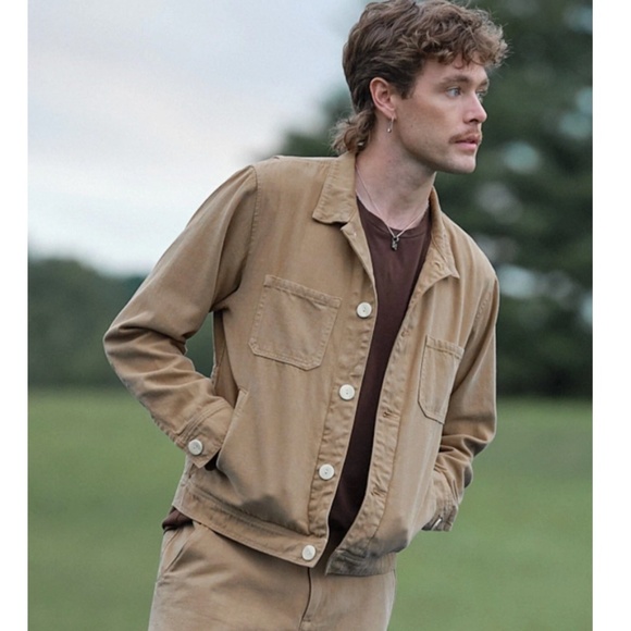 ROAD TO NOWHERE "Cody" Recycled Cotton Twill Jacket NWT/sz M
